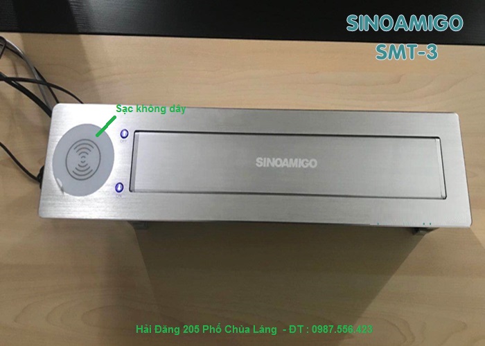 Ổ điện âm bàn Sinoamigo SMT-3 cảm ứng